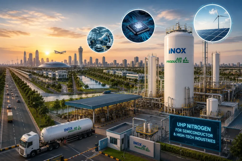 Industrial Growth in Dholera INOX Air Products Secures UHP Nitrogen