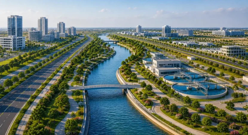 Dholera Artificial River – Smart Water Infrastructure in Dholera Smart City