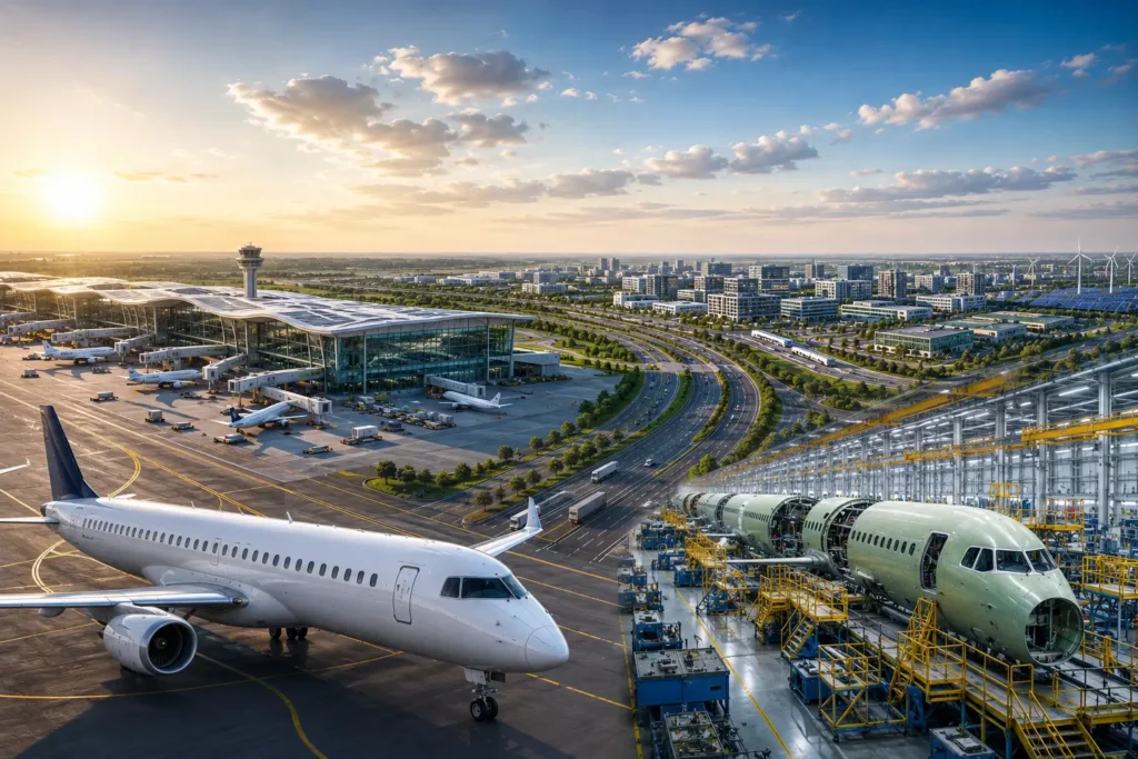 Dholera Airport Update Adani & Embraer Choose Dholera