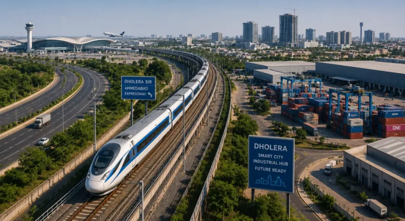 Dholera Railway Project Approved ₹466 Crore Boost for Dholera SIR Growth