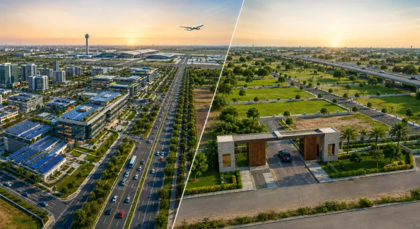 Plot Inside Dholera SIR vs Outside Dholera SIR