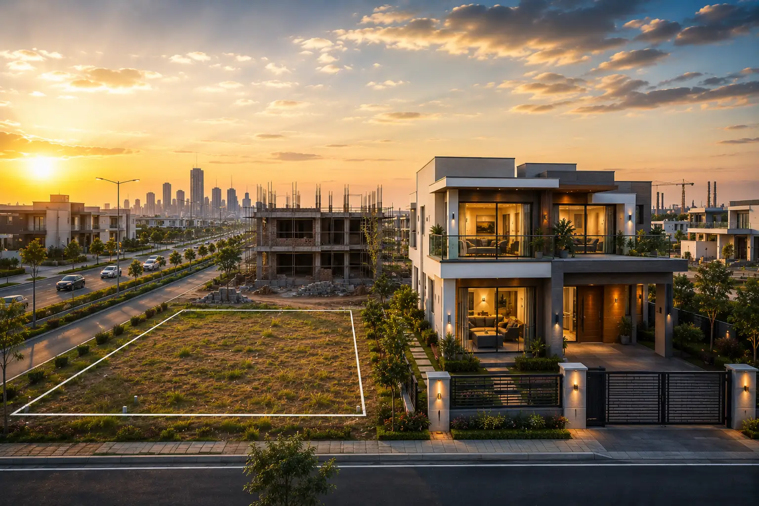 Home Construction in Dholera