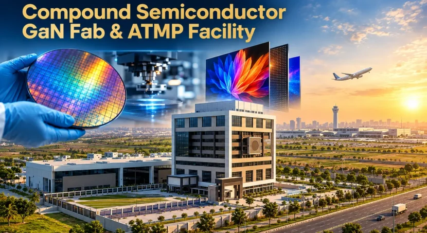 Dholera to Host India's First Compound Semiconductor GaN Fab & ATMP Facility