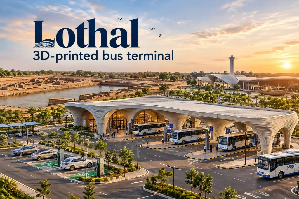 Lothal 3D-printed bus terminal