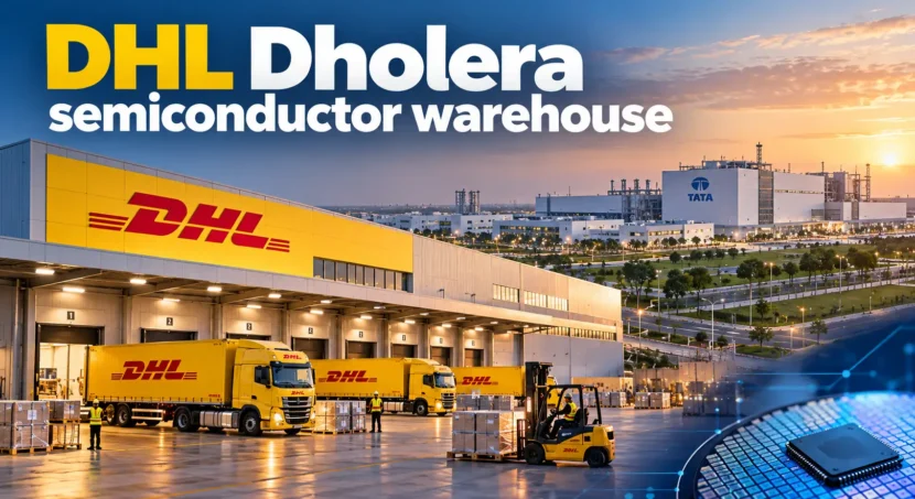 DHL Dholera semiconductor warehouse