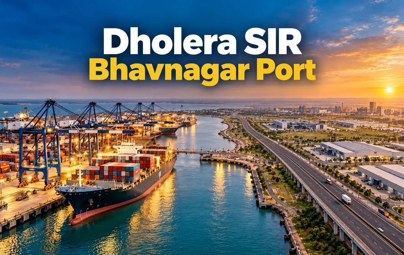 Dholera SIR Bhavnagar Port